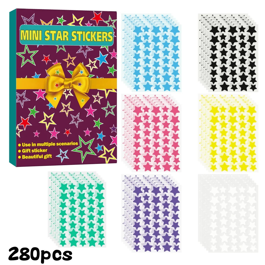 40Pcs Pieces of Multi-Color Star Acne Patches, Facial Acne Patches, Concealer Acne Patches, and Pimples Patches, Ultra-Thin.
